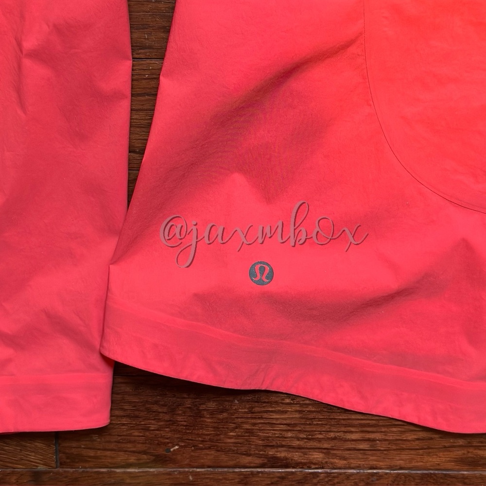 Lululemon Fast and Free Windbreaker Pale Raspberry Size 10 - Picture 11 of 13